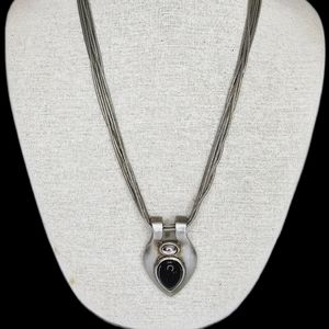 Chico's Modernist Pendant Necklace